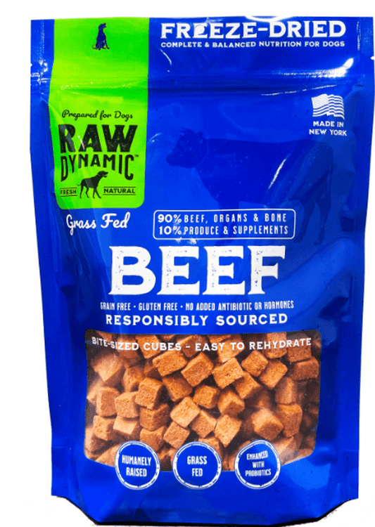 Raw Dynamic FD Dog Food 14 oz  - Beef