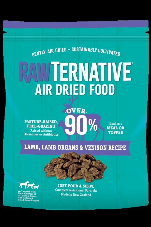 Grandma Mae's Rawternative Air Dried Dog Food 3lb- Lamb and Venison