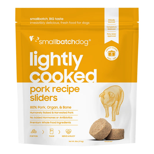 Smallbatch Lightly Cooked Pork Formula for Dogs 2lb
