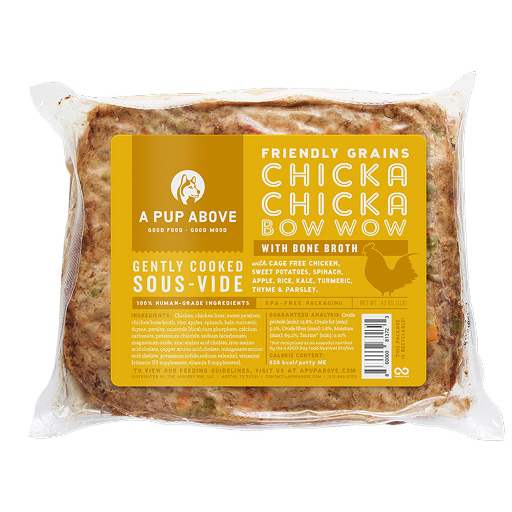 A Pup Above Gently Cooked Chicken Recipe for Dogs 1lb
