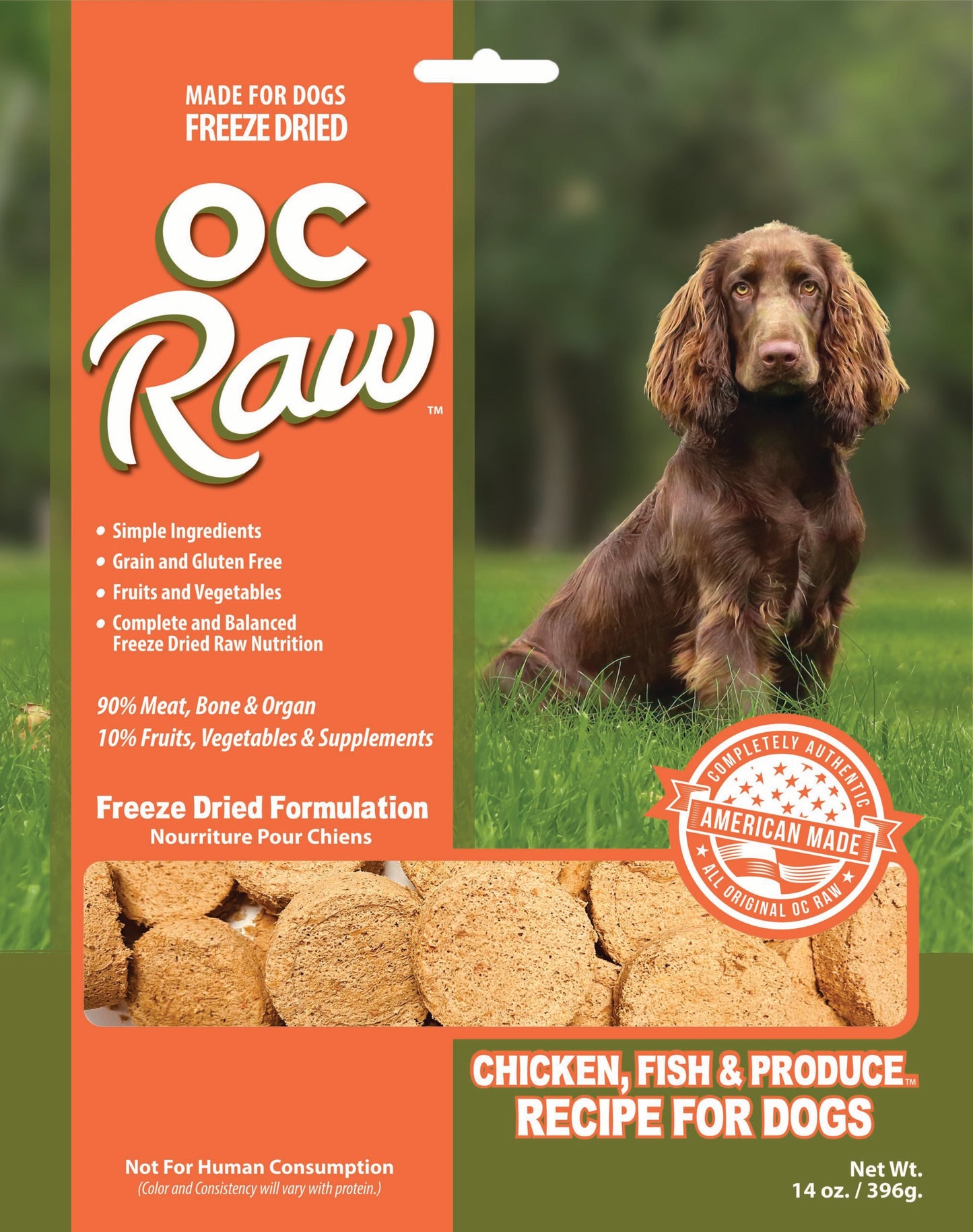 OC Raw Freeze Dried Dog Food