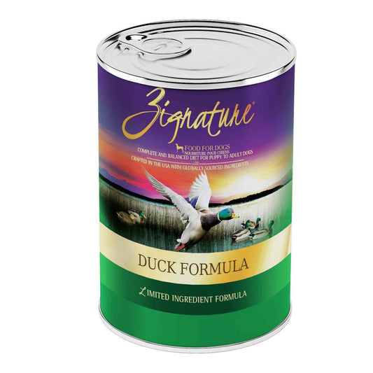 Zignature GF/LI Duck Formula for Dogs 13oz Can