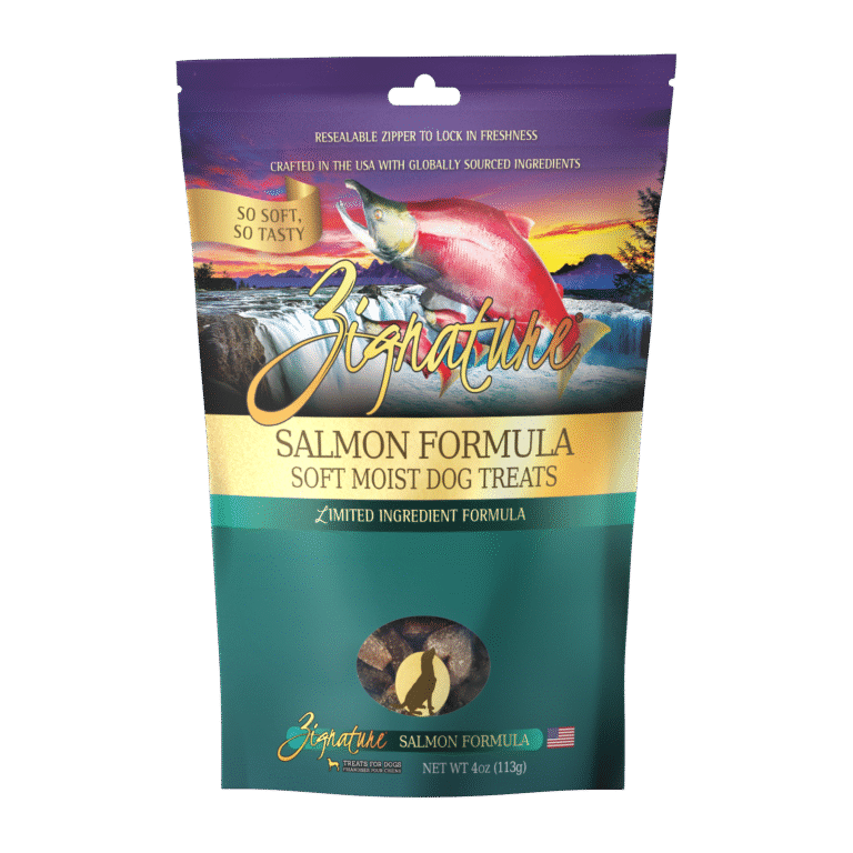 Zignature Soft Treats for Dogs 4oz -Salmon
