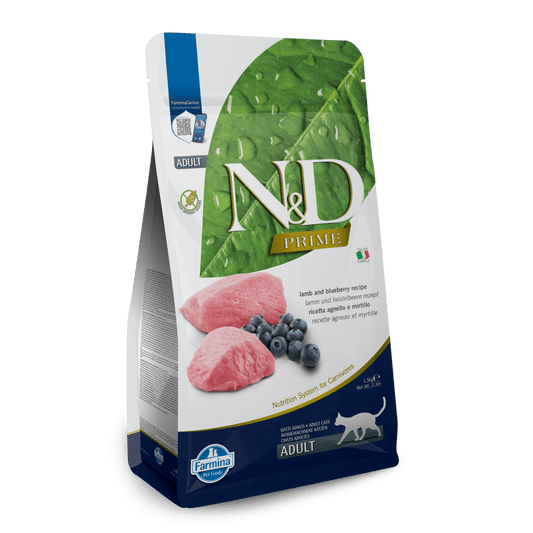 Farmina N&D Prime Adult Cat Lamb /Blueberry 3.3lb