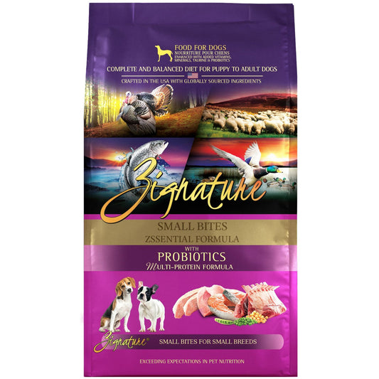 Zignature Dog Dry GF Small Bites Zssential Formula 4lb