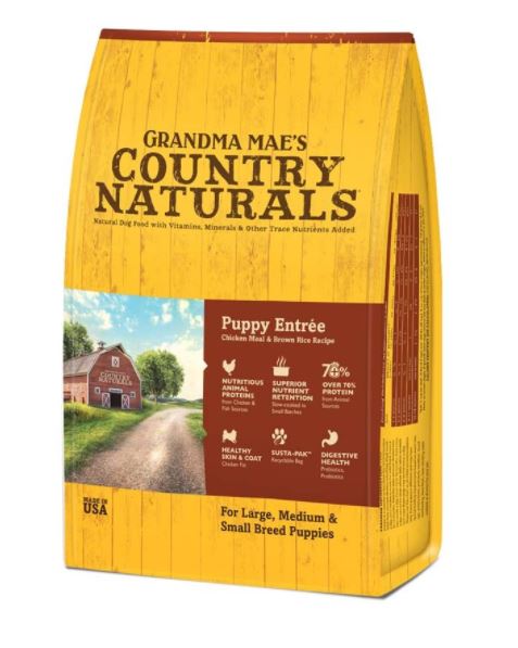 Grandma Mae's Country Naturals Puppy Food 24lb