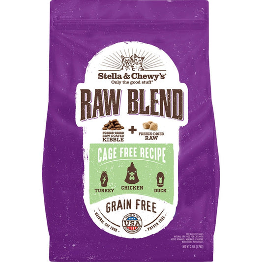 Stella & Chewy's Raw Blend Cage-Free Kibble for Cats 2.5lb