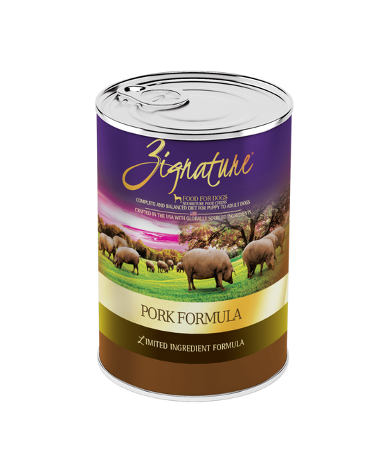 Zignature GF/LI Pork Formula for Dogs 13 oz