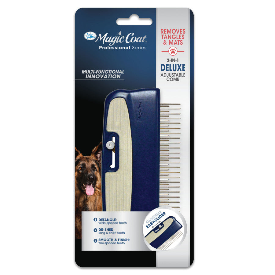Magic Coat Professional Series 3-in-1 Adjustable Comb