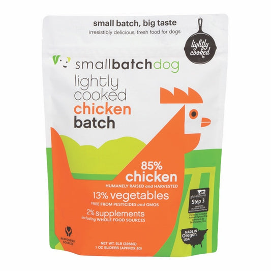 Smallbatch Lightly Cooked Chicken Formula for Dogs 5lb