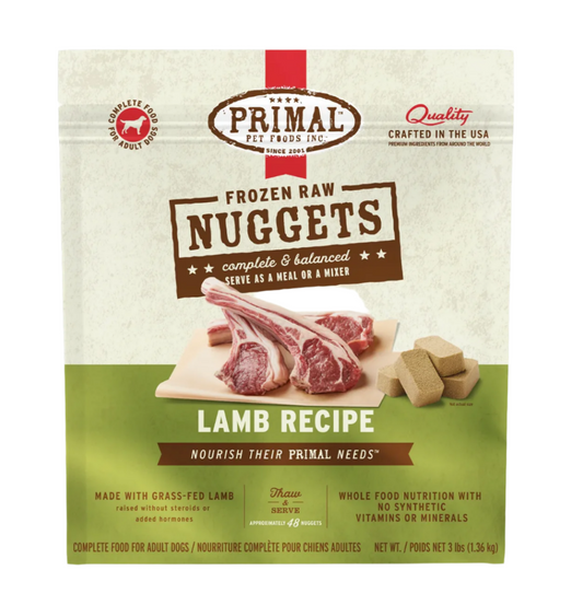 Primal Canine FZN Lamb Formula 6lb Bag