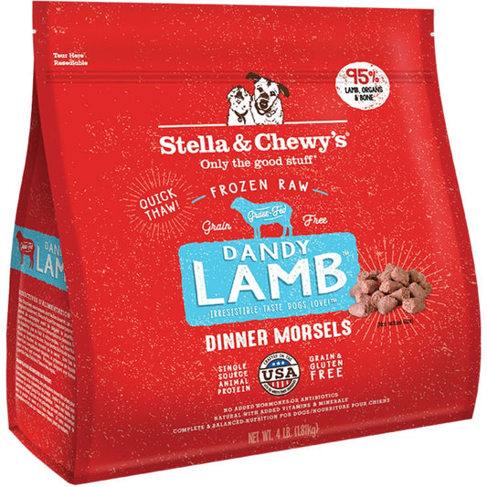 Stella & Chewy's Dog Fzn Lamb Morsels 4lb