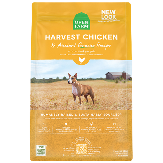 Open Farm Harvest Chicken & Ancient Grains Dry Dog Food 4lb