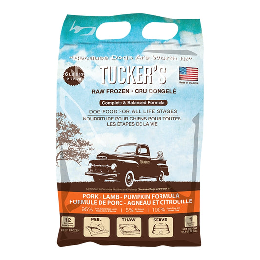 Tucker's FZN Raw for Dogs - Pork/Lamb  6lb