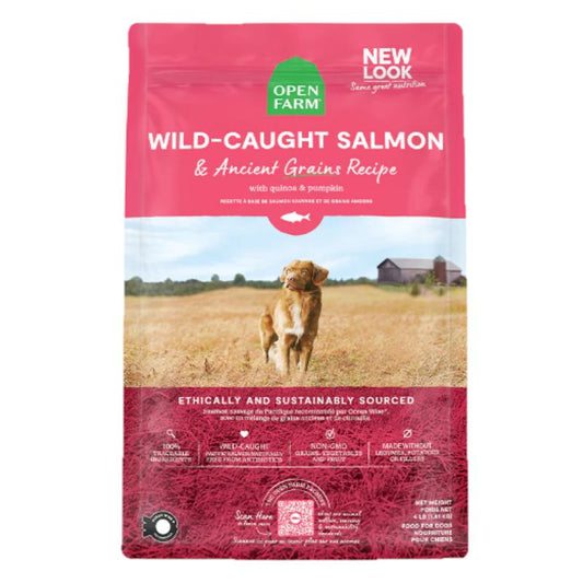Open Farm Wild-Caught Salmon and Ancient Grains Recipe for Dogs 22lb