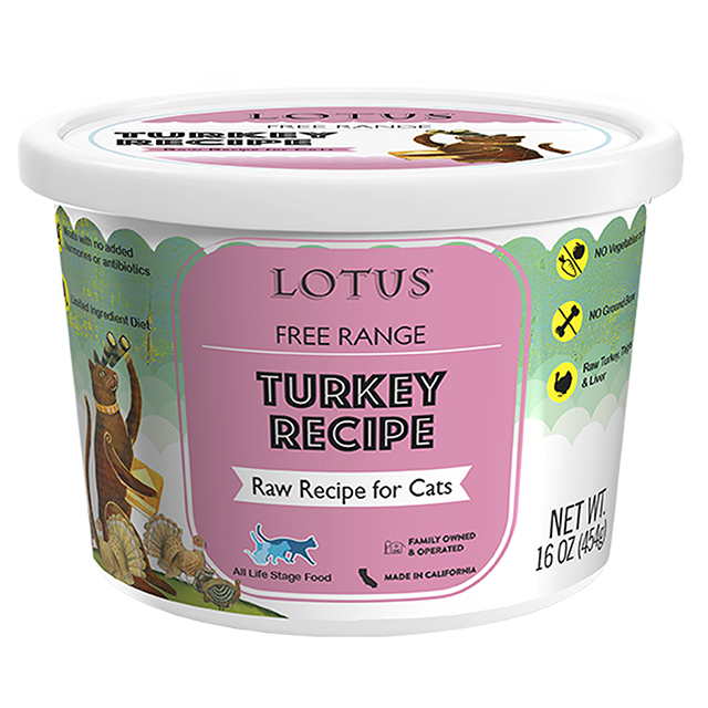 Lotus Raw Turkey Recipe 17oz