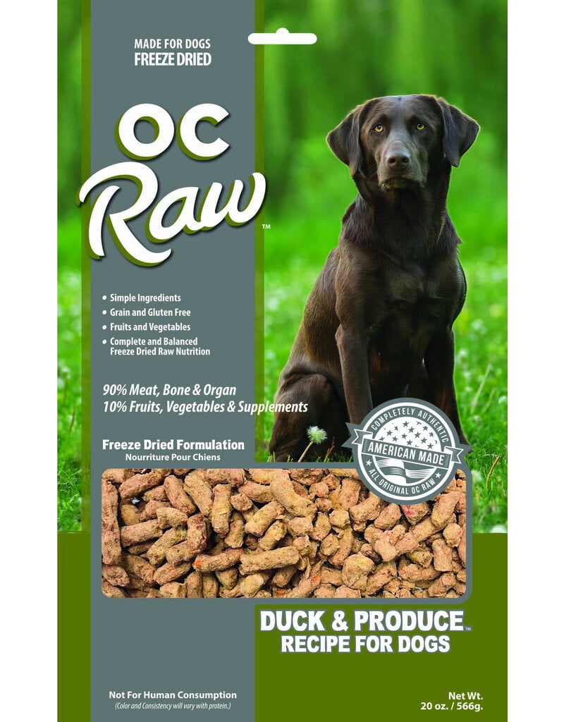 OC Raw Freeze Dried Dog Food