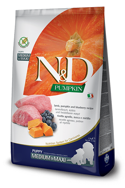 Farmina N&D Puppy Med & Maxi - Lamb/Blueberry 5.5lb
