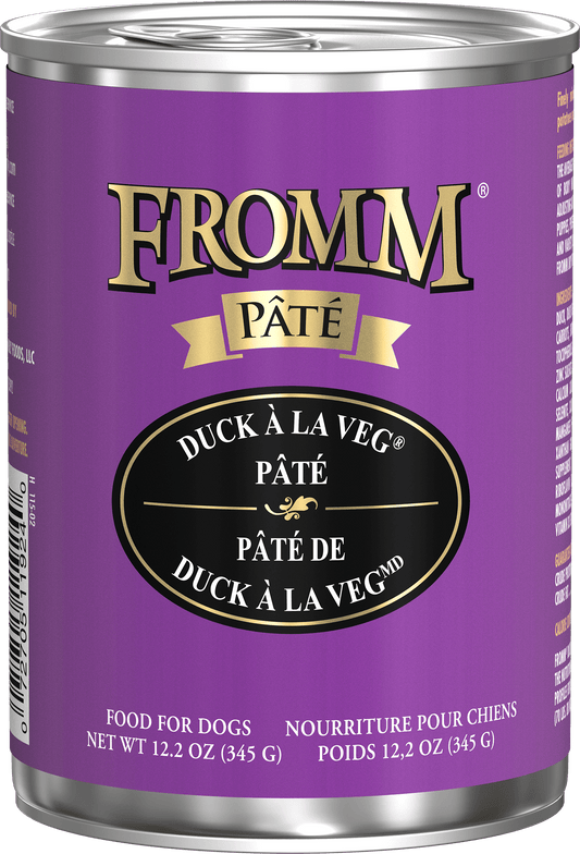 Fromm GF Duck A La Veg Pate for Dogs 12.2oz