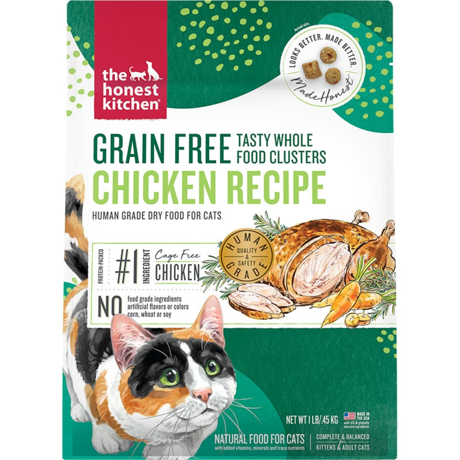 The Honest Kitchen Clusters GF Chicken for Cats 1lb