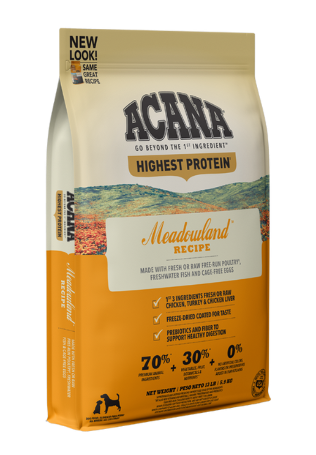 Acana Dog GF Meadowland Regional Formula 4.5lb