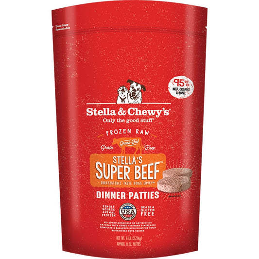 Stella FZN Beef Dinner Patties for Dogs 12lb