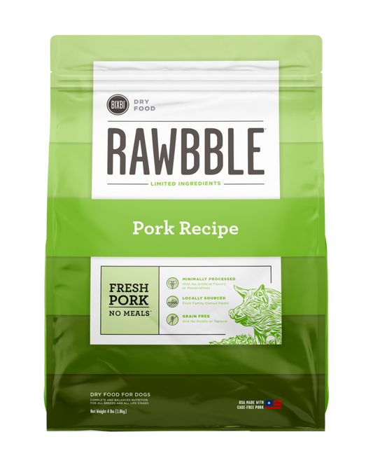 Bixbi Rawbble Dog Pork Kibble 24lb