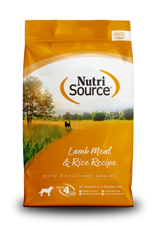 NutriSource Lamb Meal & Rice Recipe for Dogs 26lb