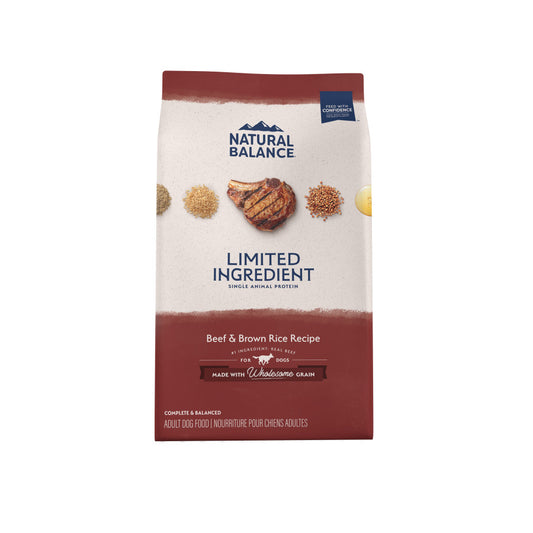 Natural Balance Dog Limited Ingredient Beef & Brown Rice lb4
