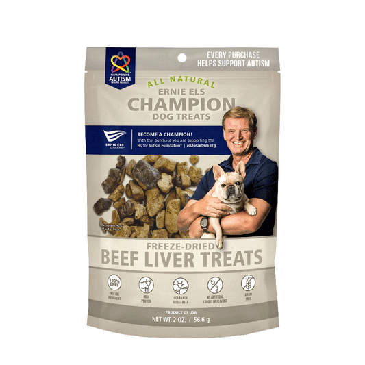 Ernie Els Dog Treats Beef Liver  3 oz