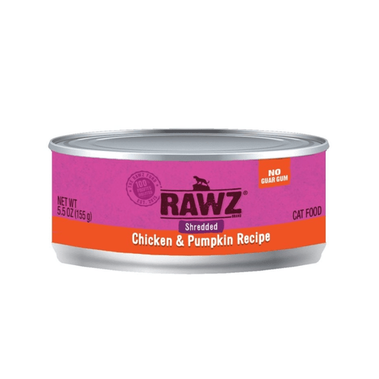 RAWZ Shredded Chicken & Pumpkin Recipe for Cats