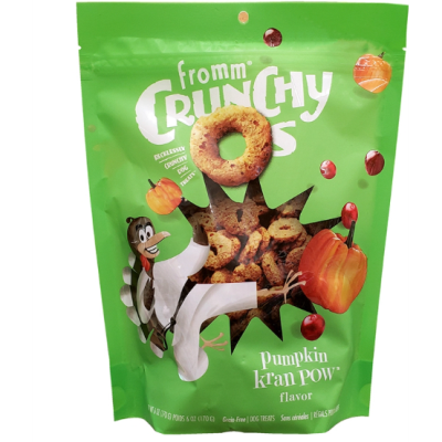 Fromm Crunchy O's Pumpkin Kran Pow 26oz