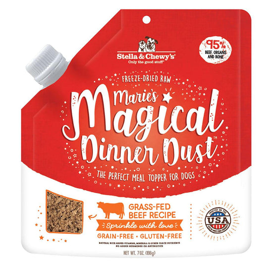Stella & Chewy's GF/FD Beef Dinner Dust Meal Topper for Dogs 7oz