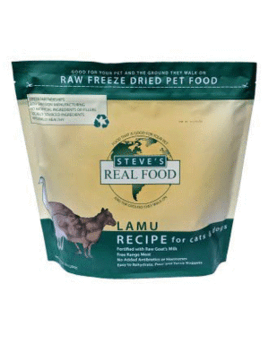 Steve's Real Food FD Formula for Dogs - Lamu 20oz