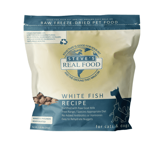 Steve's Real Food FD Formula for Dogs - Whitefish 20oz