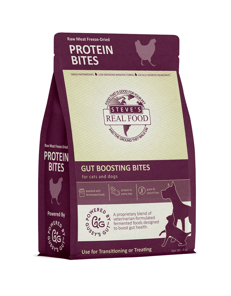 Steve's Real Food FD Gut Health Protein Bites 4oz - Chicken