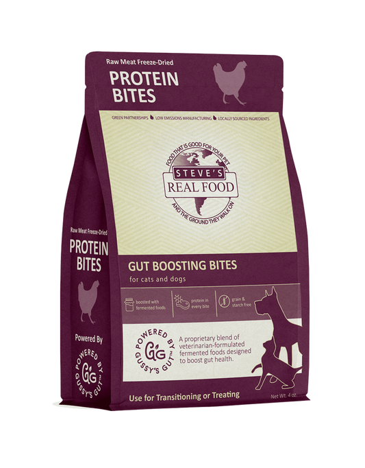 Steve's Real Food FD Gut Health Protein Bites 4oz - Chicken