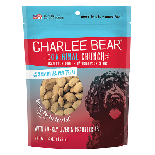 Charlee Bear Dog Treats - Turkey & Cranberry 16oz