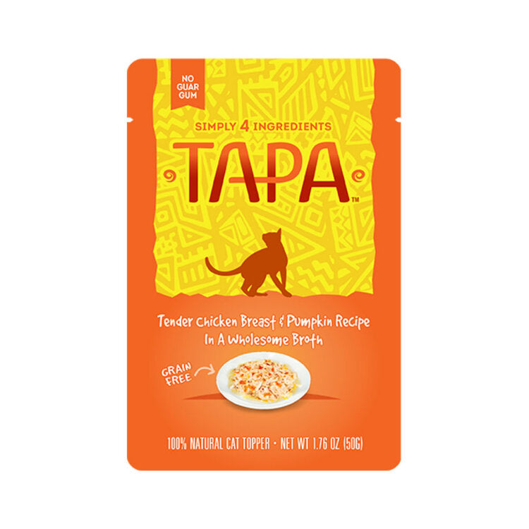 Tapa LID Broth Topper for Cats Chicken and Pumpkin Recipe (1.76oz)