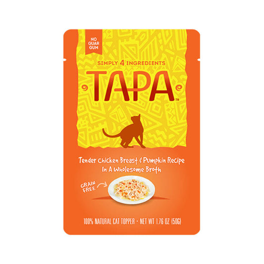 Tapa LID Broth Topper for Cats Chicken and Pumpkin Recipe (1.76oz)