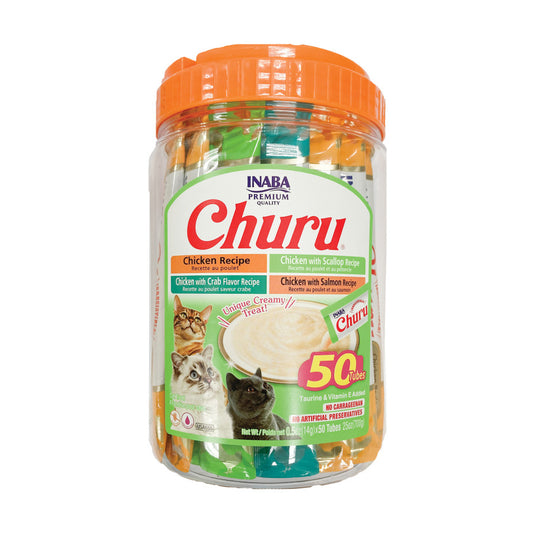 Churu Cat Treats Chicken Variety Pack (50 ct)