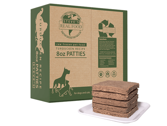 Steve's Real Food Turducken Patties (BARF Diet)