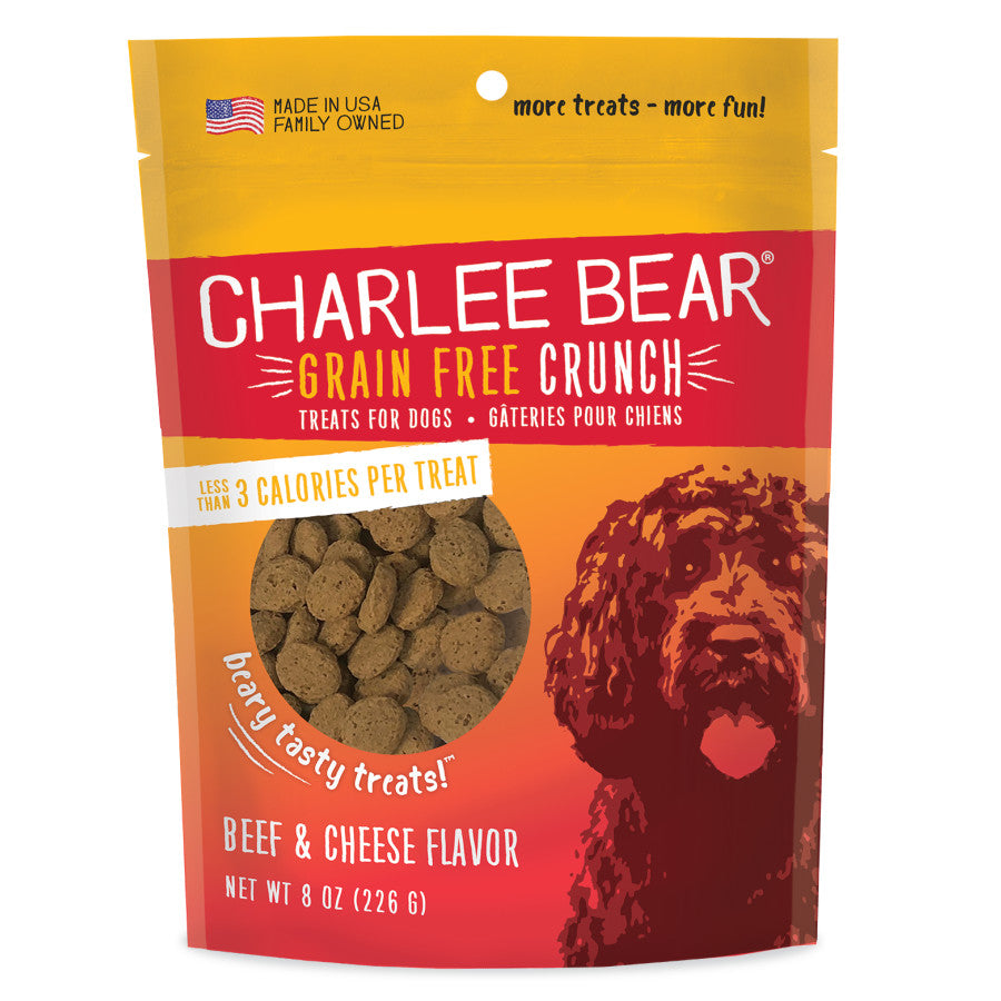 Charlee Bear Dog Treats - Beef Liver & Cheese 8oz
